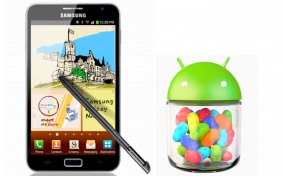 Samsung Galaxy Note: inizia il roll-out di Android 4.1.2 Jelly Bean