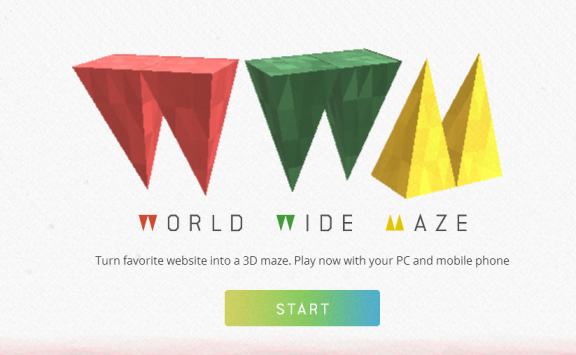Google World Wide Maze trasforma i siti web in labirinti 3D