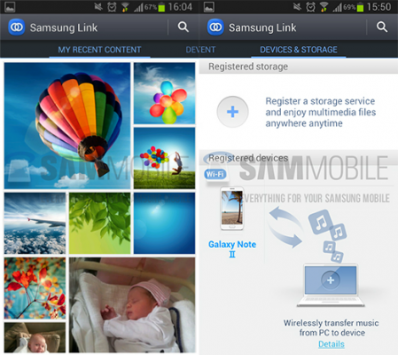 Samsung Galaxy S IV: disponibile l'APK della nuova versione del Samsung Link