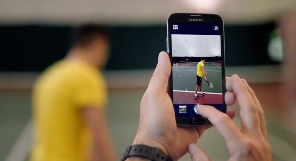 Galaxy Note 2: pubblicato un video promozionale con l'app Coach's Eye