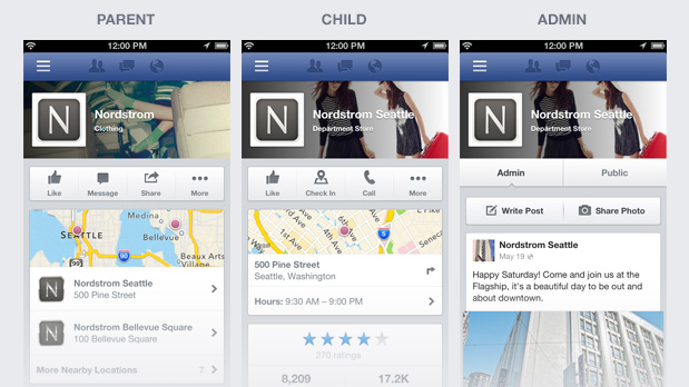 Facebook ridisegna l'interfaccia grafica mobile delle Pagine e dei Gruppi