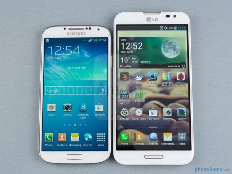Samsung Galaxy S IV vs LG Optimus G Pro: ecco una sfida tutta sud-coreana