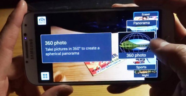 Samsung Galaxy S IV: presente il PhotoSphere ma è chiamato 