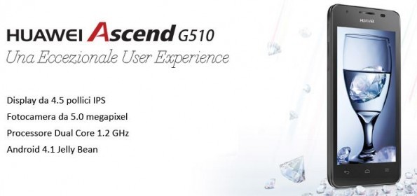 Huawei Ascend G510: 4,5 pollici e dual core da 1.2 GHz disponibile a 199€ in Italia