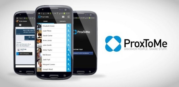 ProxToMe: l'app per chattare e condividere contenuti digitali con le persone nelle vicinanze