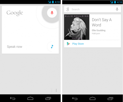 Google Now è in grado di riconoscere anche la musica