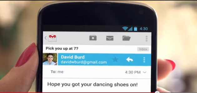 Il video di presentazione di Gmail nasconde indizi che portano ad Android 4.3?