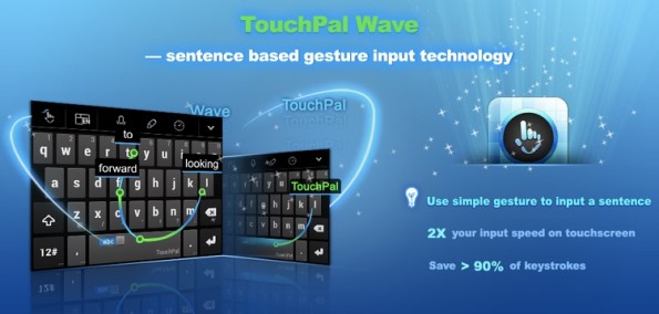 TouchPal Wave: una nuova tastiera Swype predittiva per Android