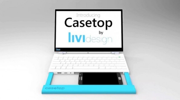 Casetop trasforma semplicemente il tuo smartphone in un laptop