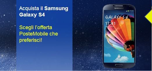 Samsung Galaxy S4: svelate le tariffe ufficiali per l'acquisto con Poste Mobile