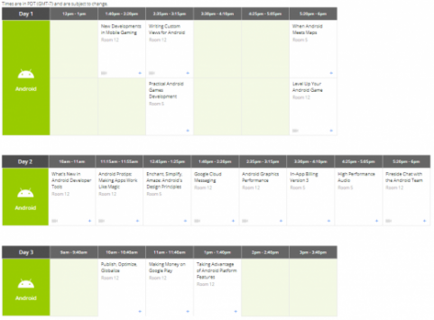 Disponibile il calendario degli eventi del Google I/O