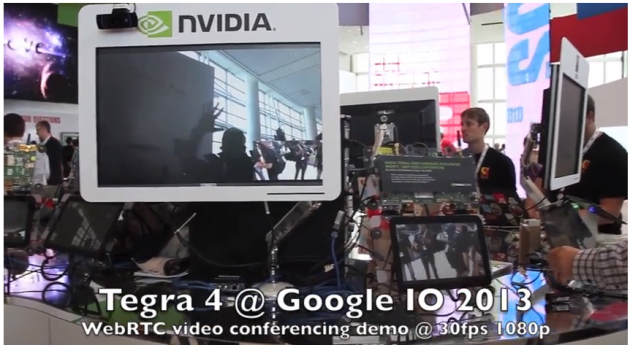 NVIDIA esalta il nuovo Tegra 4 con una video conferenza durante il Google I/O 2013