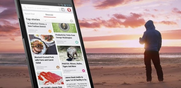 Browser Opera per Android si aggiorna sul Google Play Store