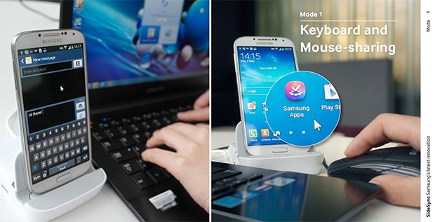 [VIDEO] Samsung illustra Sidesync, il software che unisce smartphone e PC