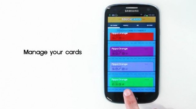 Touchcards: ecco l’app creare e condividere i nostri biglietti da visita