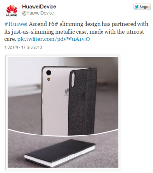Huawei Ascend P6: ecco il video teaser e la cover metallica ufficiale