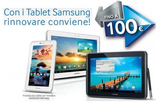 Promozione Samsung: fino a 100 euro di sconto per chi acquista un tablet