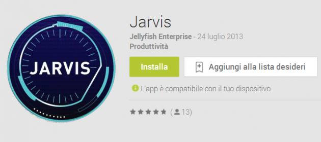 Jarvis, un nuovo assistente personale italiano disponibile su Play Store