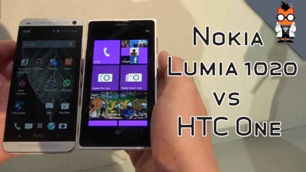 Nokia Lumia 1020 vs Samsung Galaxy S4 vs HTC One: ecco due confronti