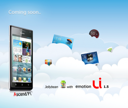 Huawei Ascend P1: in arrivo l'update a Jelly Bean e Emotion UI 1.5