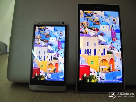 Sony Xperia Z Ultra vs HTC One: display a confronto