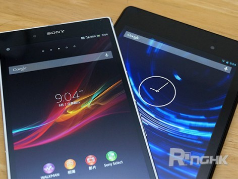 Sony Xperia Z Ultra vs Nexus 7 (2013): ecco un confronto dimensionale