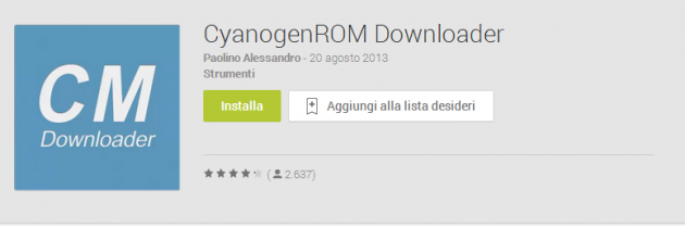CyanogenROM Downloader si aggiorna ed introduce download, flash e backup e automatici