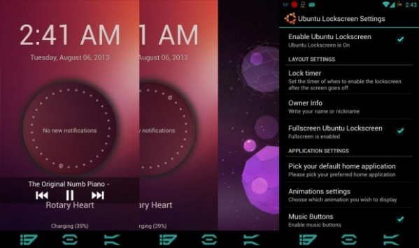 Lockscreen di Ubuntu Touch arriva anche su Android