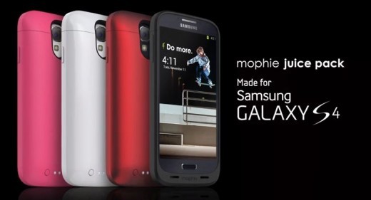Samsung Galaxy S4: disponibile la Mophie Juice Pack per raddoppiare la batteria