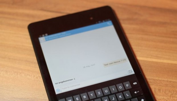 Nexus 7 LTE 2013: confermata la possibilità di inviare/ricevere SMS