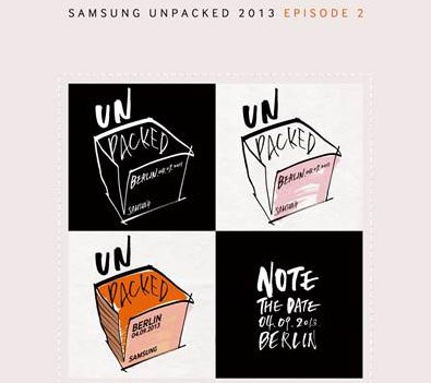 Samsung Unpacked 2013 Episode 2: ufficiale l'evento del 4 settembre a Berlino