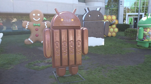 Android 4.4 KitKat: arriva la statua al Googleplex e spunta un nuovo Nexus