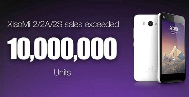 Xiaomi Mi2, 2A e 2S superano i 10 milioni d’unità vendute in meno di un anno