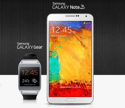 Samsung Galaxy Note 3 e Galaxy Gear, ecco l'hands-on ufficiale