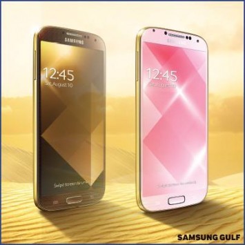 Samsung sta per lanciare una versione gold del suo Galaxy S4