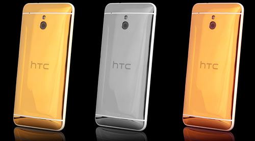 HTC One Mini: Goldgenie presenta una versione con scocca placcata in oro 24 carati