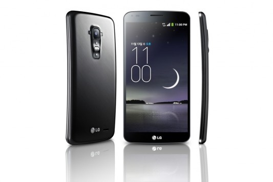 LG G Flex ufficiale in Corea. Il retro è 