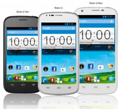 ZTE Blade Q: ecco nuovi smartphone Android per tutte le fasce di prezzo