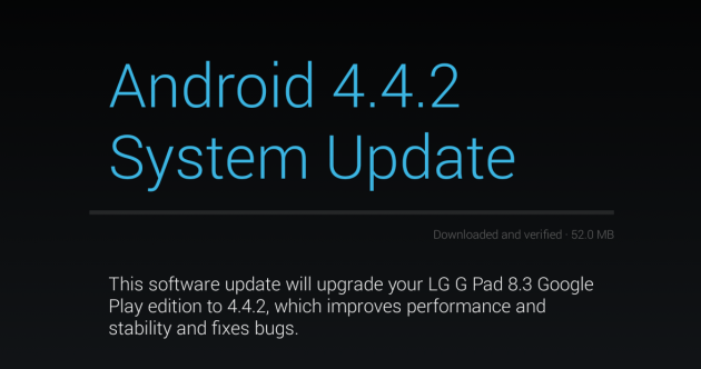 HTC One e LG G Pad 8.3 Google Play Edition ricevono ufficialmente Android 4.4.2