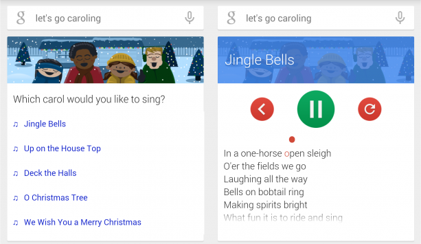 Let’s go caroling: easter egg natalizio per Google Search