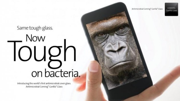 Corning annuncia il Gorilla Glass antibatterico