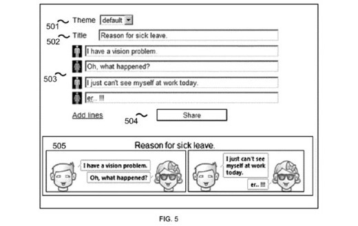 Google brevetta uno stile a fumetti per la chat