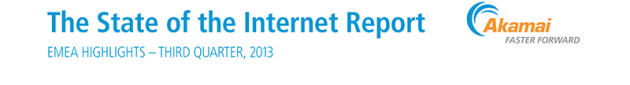 Akamai pubblica il rapporto sullo stato di internet del terzo trimestre del 2013