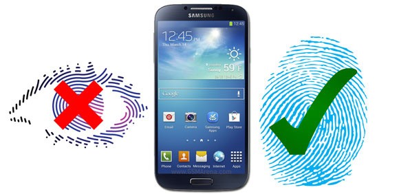 Il Samsung Galaxy S5 avrà lo scanner di impronte digitali e non dell'iride?
