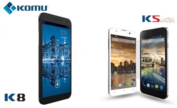 Komu presenta K5 octa e K8: smartphone dual sim octa core