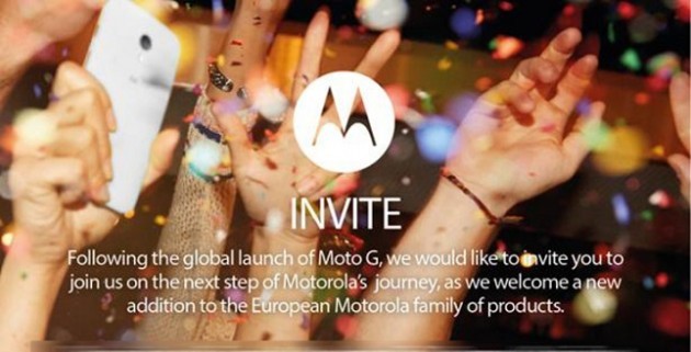 Motorola: evento dedicato all'Europa il 14 Gennaio