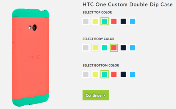 HTC ONE: la custodia Double Dip potrà essere personalizzata