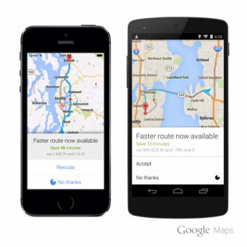Google Maps adesso ricalcola automaticamente il percorso migliore
