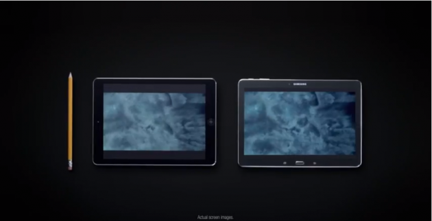Samsung, nuovi spot comparativi con iPhone e iPad