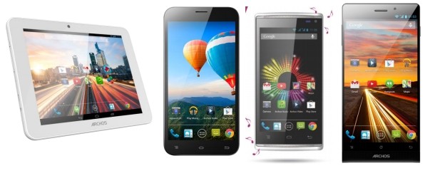 Archos presenta in anteprima i prodotti del MWC 2014: due smartphone, un tablet ed un phablet